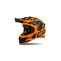 PŘILBA CROSS PRO II CONTRA, CASSIDA (ORANŽOVÁ/ŠEDÁ/ČERNÁ) VEL. L