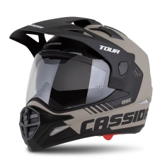 Helma Cassida Tour 2.0 Dual (PÍSKOVÁ/ČERNÁ)  plexi s přípravou pro Pinlock