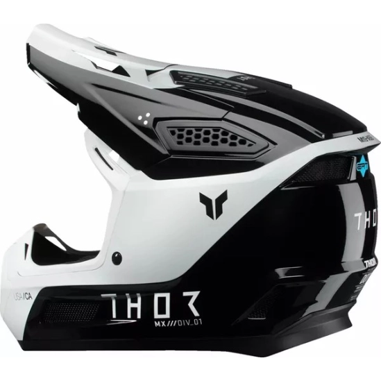 Helma Thor - Fleet Storm černá/bílá