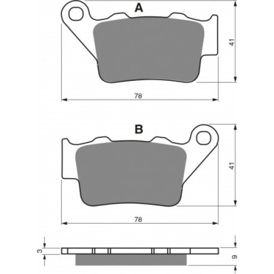 Brzdové destičky 023 K5 GoldFren                                                                                                                                                                                                                          
