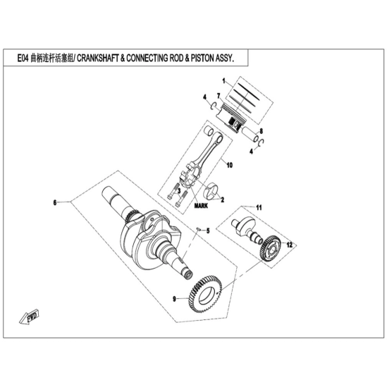 Kliková hřídel 'A'                                                                                                                                                                                                                                        