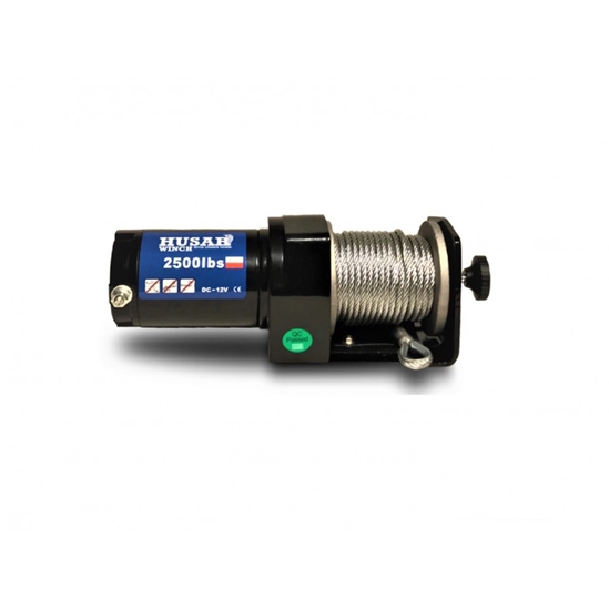 Naviják Husarwinch BST 2500, 12V, ocelové lano