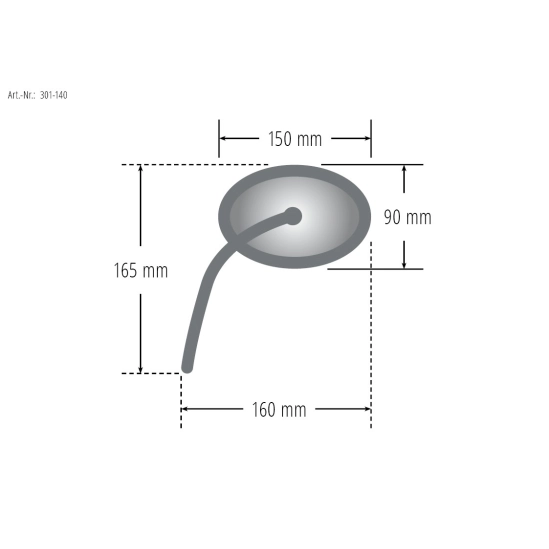 Zrcátka sklopná s kloubkem, šroub 10 mm                                                                                                                                                                                                                   