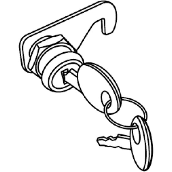 Zavírací mechanismus ke kufru                                                                                                                                                                                                                             