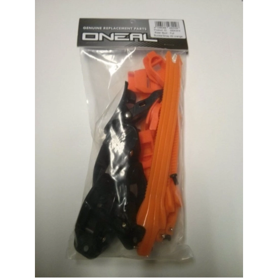 Náhradní pásky + přesky pro boty RIDER oranžové                                                                                                                                                                                                           