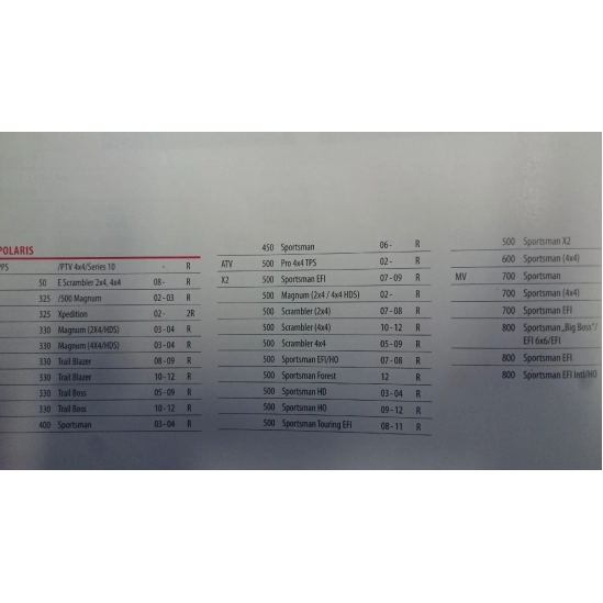 Brzdové destičky Epsys Polaris zadní                                                                                                                                                                                                                      