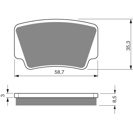 Brzdové destičky GoldFren K5 KTM QUAD zadní                                                                                                                                                                                                               