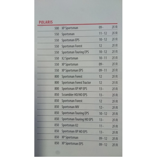 Brzdové destičky GoldFren K5 Polaris 09-17                                                                                                                                                                                                                