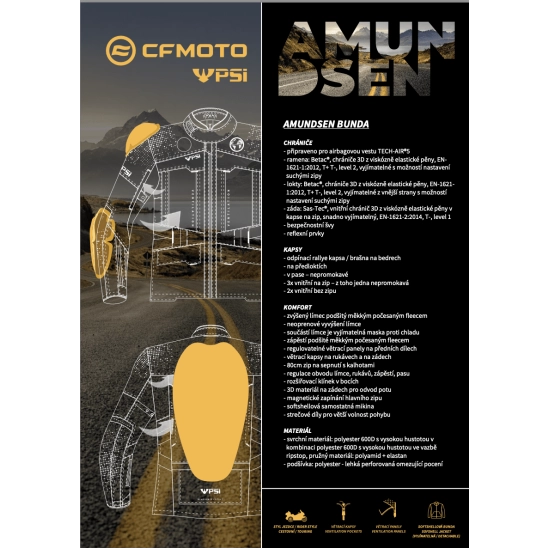 Bunda CF x PSí HUBÍK Amundsen - černá