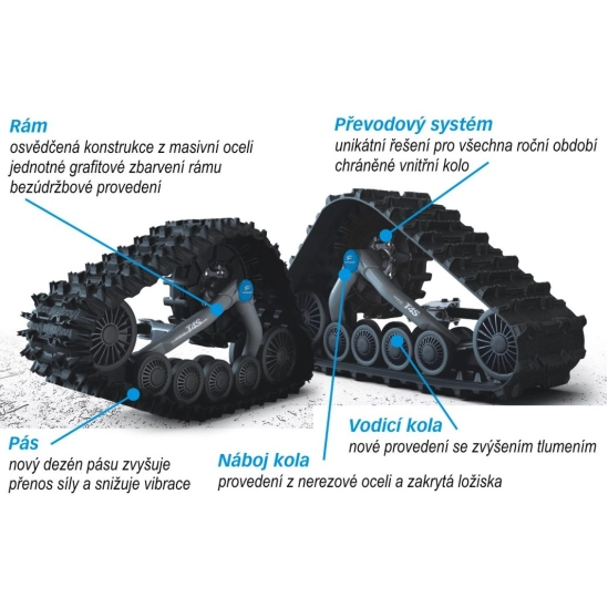 Univerzální pásy Camso (Tatou) T4S                                                                                                                                                                                                                        