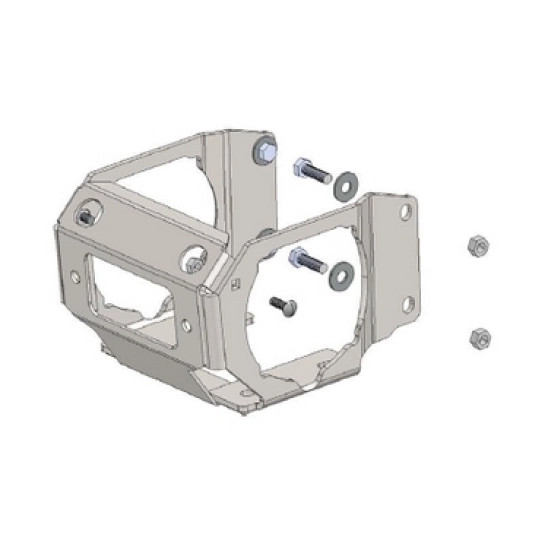Montážní plotna navijáku Polaris XP 550 a XP 850 09-14                                                                                                                                                                                                    