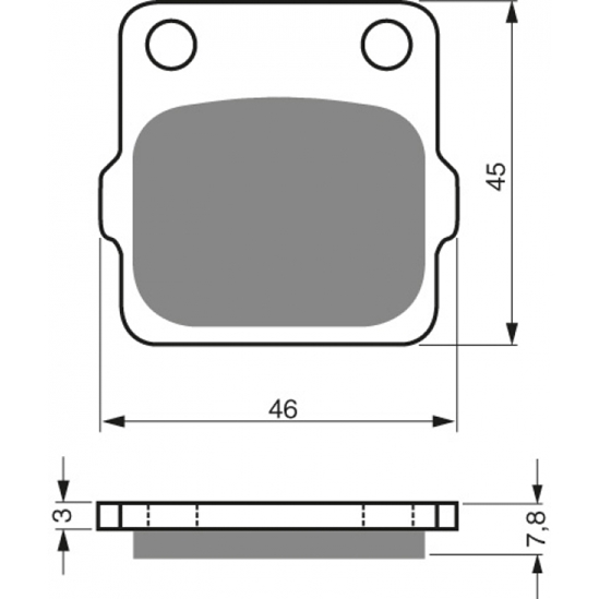 Brzdové destičky Epsys fa 084