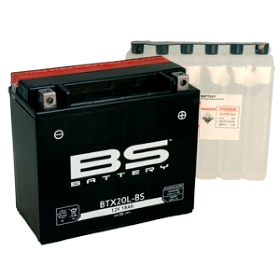 Baterie BS BTX20L-BS plus na pravé straně                                                                                                                                                                                                                 