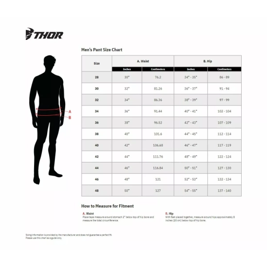 Kalhoty THOR Terrain do bot