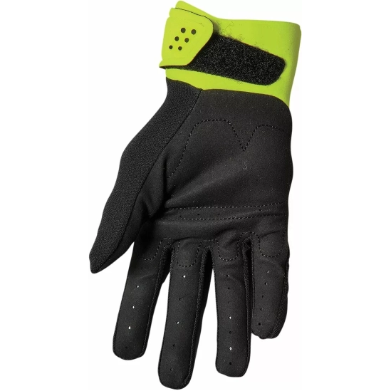 Rukavice THOR SPECTRUM černá/zelená XXL