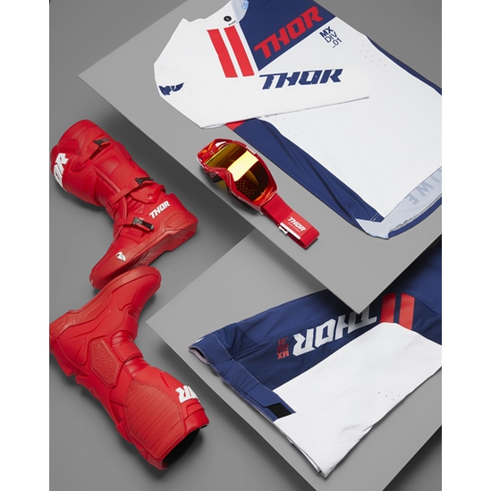 Motokrosové boty THOR MX RADIAL red 12