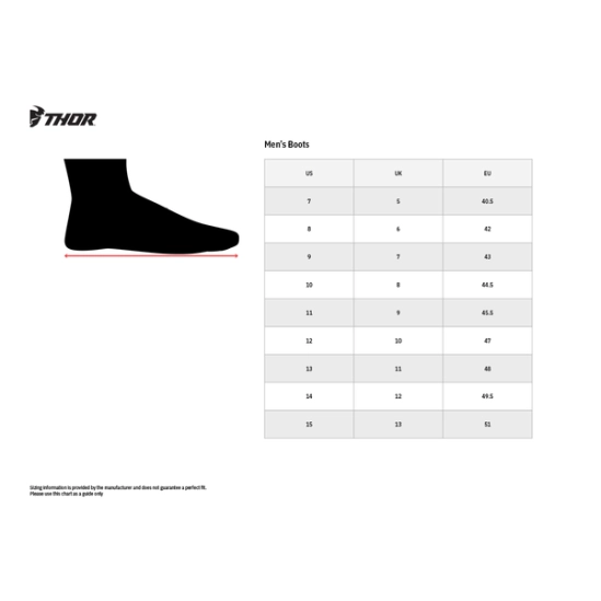 Motokrosové boty THOR MX RADIAL red 12