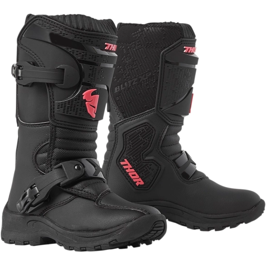 Dětské motokrosové boty YOUTH BLITZ S4 OFFROAD BOOTS BLACK vel. 3