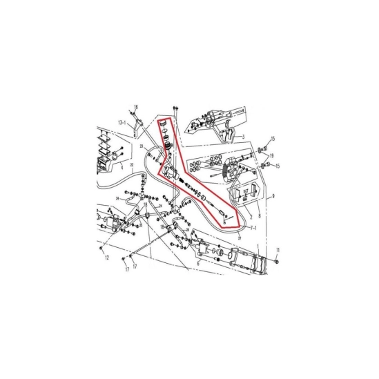 Pumpa zadní nožní brzdy CFMOTO                                                                                                                                                                                                                            