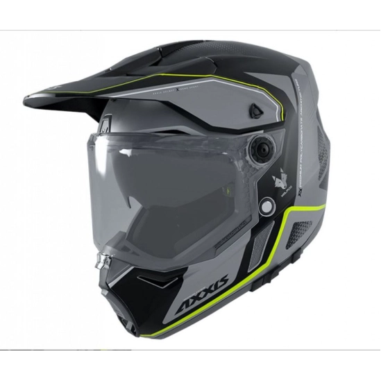 Helma Enduro AXXIS WOLF DS roadrunner B2 lesklá šedá