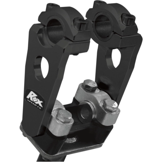 Redukce a zvýšení uchycení řídítek ROX 89mm - černé                                                                                                                                                                                                       