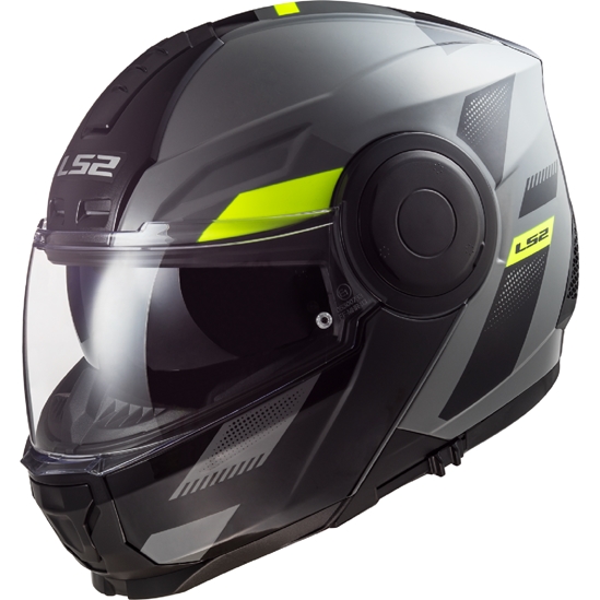 Helma LS2 FF902 SCOPE MAX NARDO šedá, žlutá vel L