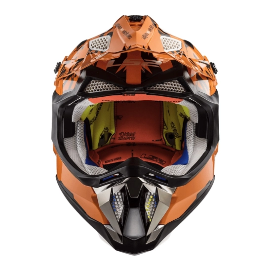 Helma LS2 MX470 SUBVERTER EMPEROR BLACK ORANGE