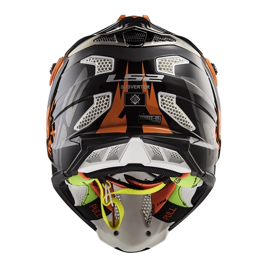 Helma LS2 MX470 SUBVERTER EMPEROR BLACK ORANGE