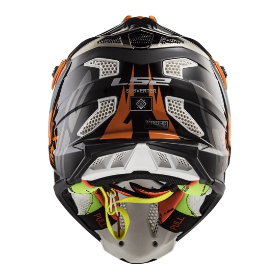 Helma LS2 MX470 SUBVERTER EMPEROR BLACK ORANGE