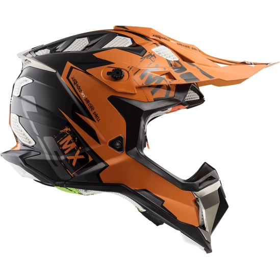Helma LS2 MX470 SUBVERTER EMPEROR BLACK ORANGE