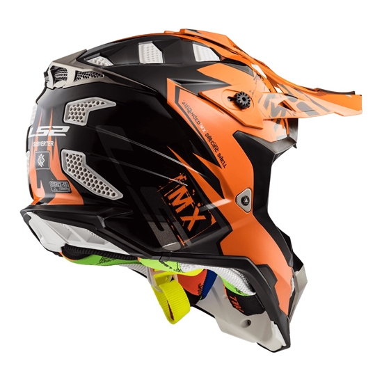 Helma LS2 MX470 SUBVERTER EMPEROR BLACK ORANGE
