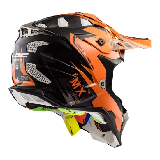 Helma LS2 MX470 SUBVERTER EMPEROR BLACK ORANGE
