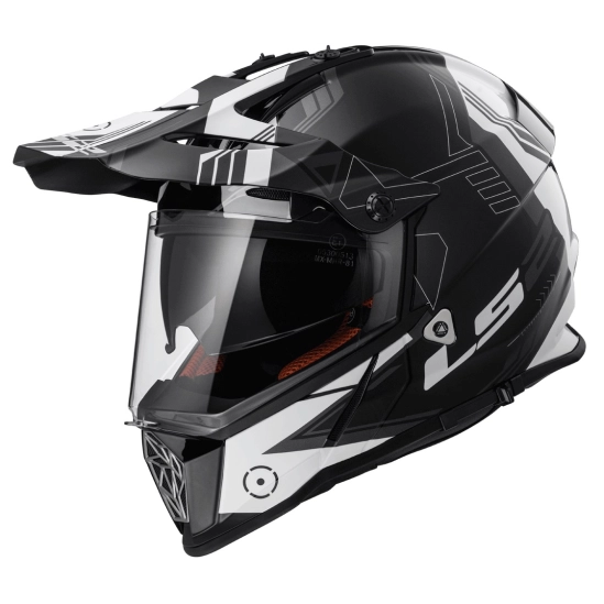 Helma LS2 MX436 PIONEER TRIGGER Titanium Black White