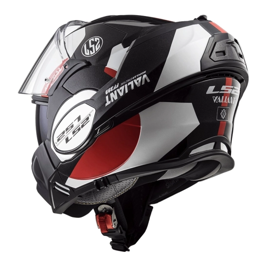 Helma LS2 FF399 VALIANT AVANT WHITE BLACK RED