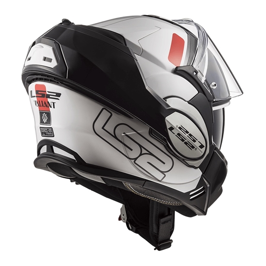 Helma LS2 FF399 VALIANT PROX WHITE BLACK RED