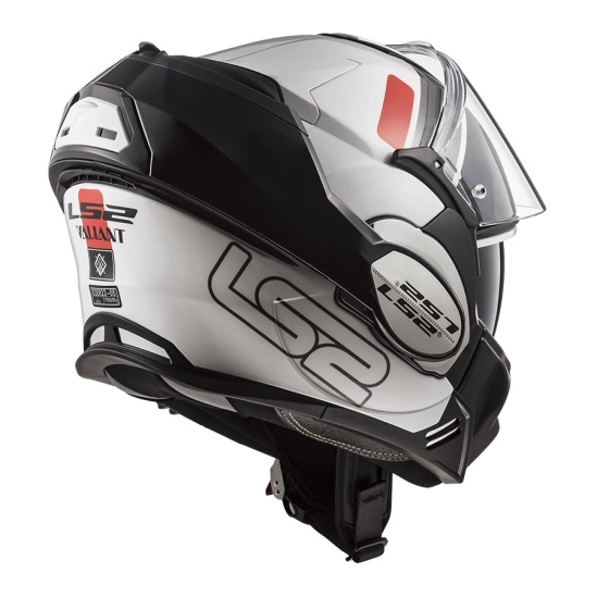 Helma LS2 FF399 VALIANT PROX WHITE BLACK RED