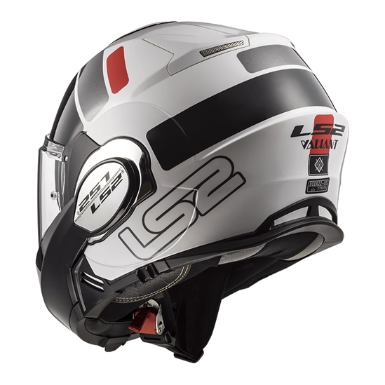 Helma LS2 FF399 VALIANT PROX WHITE BLACK RED