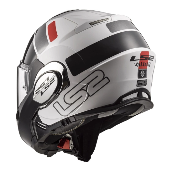 Helma LS2 FF399 VALIANT PROX WHITE BLACK RED