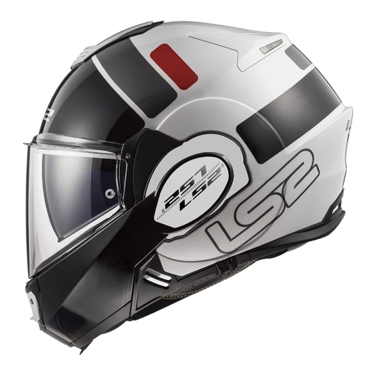 Helma LS2 FF399 VALIANT PROX WHITE BLACK RED