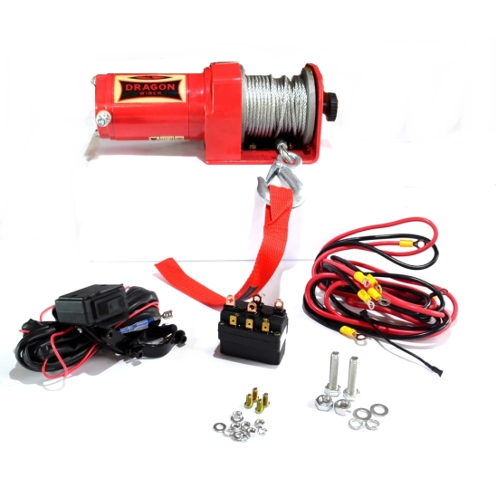 Naviják Husarwinch bst 2000 12v,ocelové lano