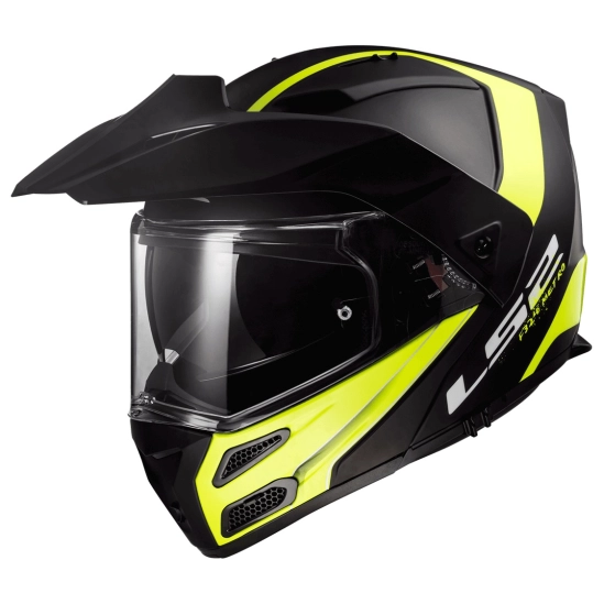 Helma LS2 FF324 METRO EVO RAPID Matt Black Gloss Yellow, FOG FIGHTER (PINLOCK)