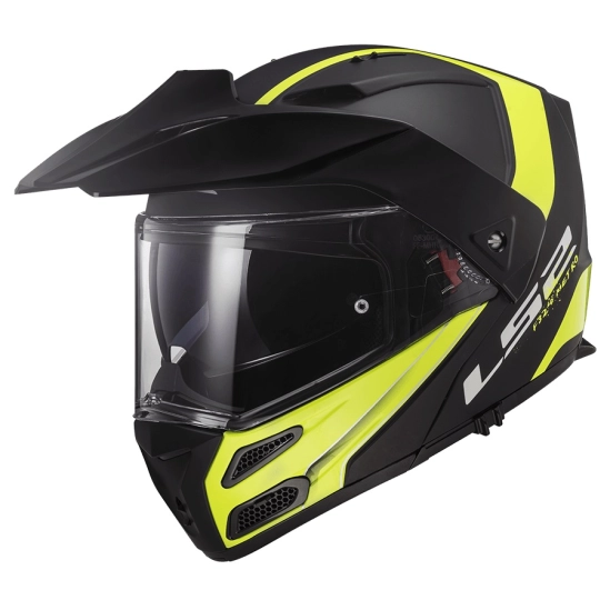 Helma LS2 FF324 METRO EVO RAPID Matt Black Gloss Yellow, FOG FIGHTER (PINLOCK)