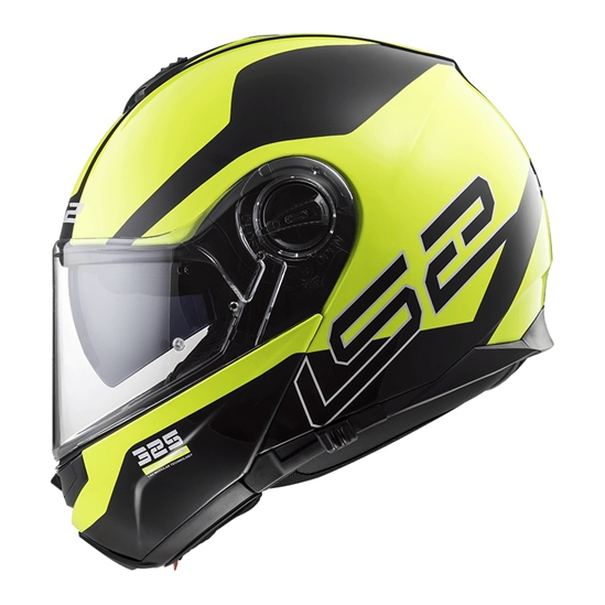 Helma LS2 FF325 STROBE ZONE HI-VIS yellow black