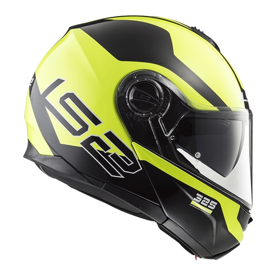 Helma LS2 FF325 STROBE ZONE HI-VIS yellow black