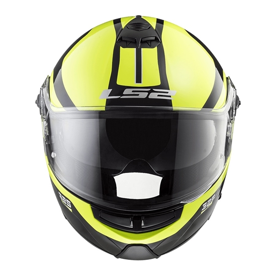 Helma LS2 FF325 STROBE ZONE HI-VIS yellow black