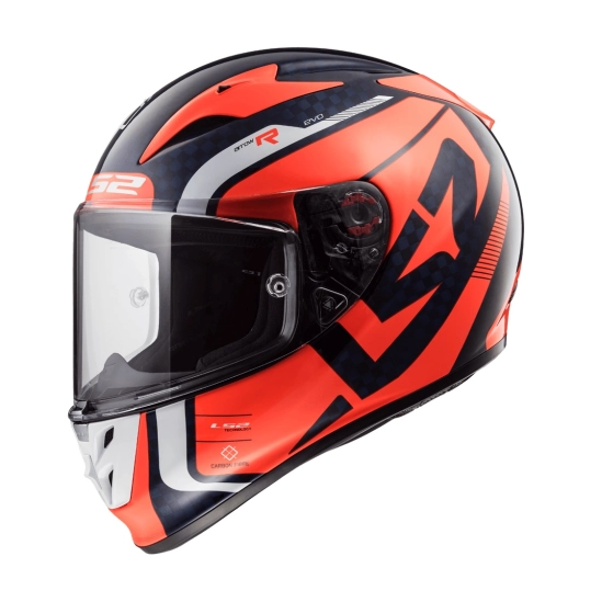 Helma LS2 FF323 ARROW C EVO STING BLUE FLUO ORANGE