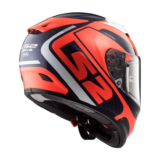 Helma LS2 FF323 ARROW C EVO STING BLUE FLUO ORANGE