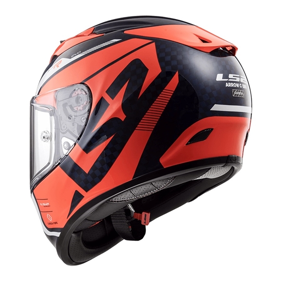 Helma LS2 FF323 ARROW C EVO STING BLUE FLUO ORANGE