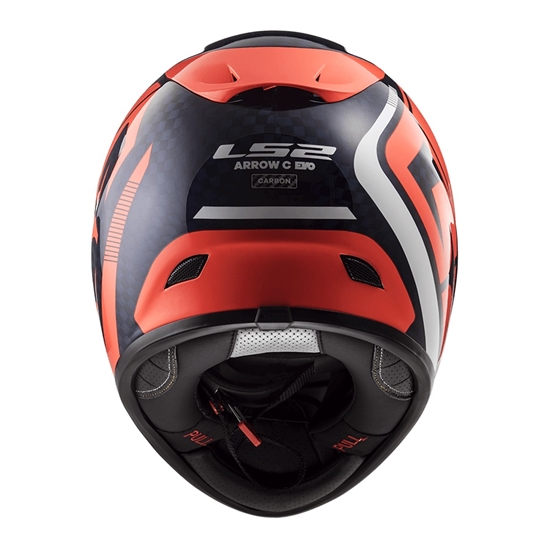 Helma LS2 FF323 ARROW C EVO STING BLUE FLUO ORANGE