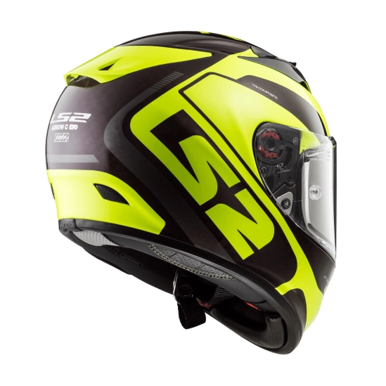 Helma LS2 FF323 ARROW C EVO STING WINEBERRY H-V YELLOW